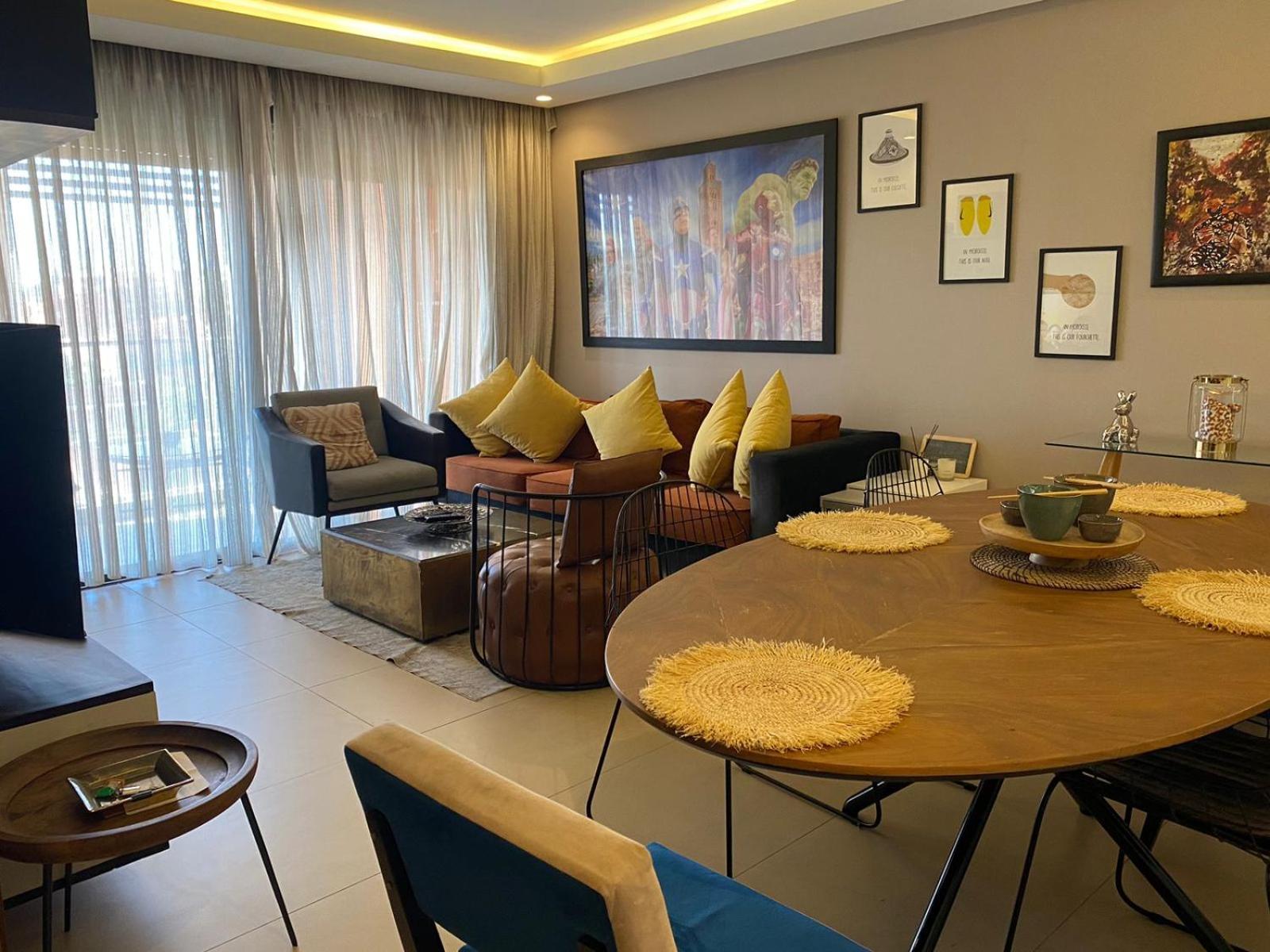 Luxueux Appart Hivernage Avec Vue Sur L"Atlas Marrakesh Esterno foto