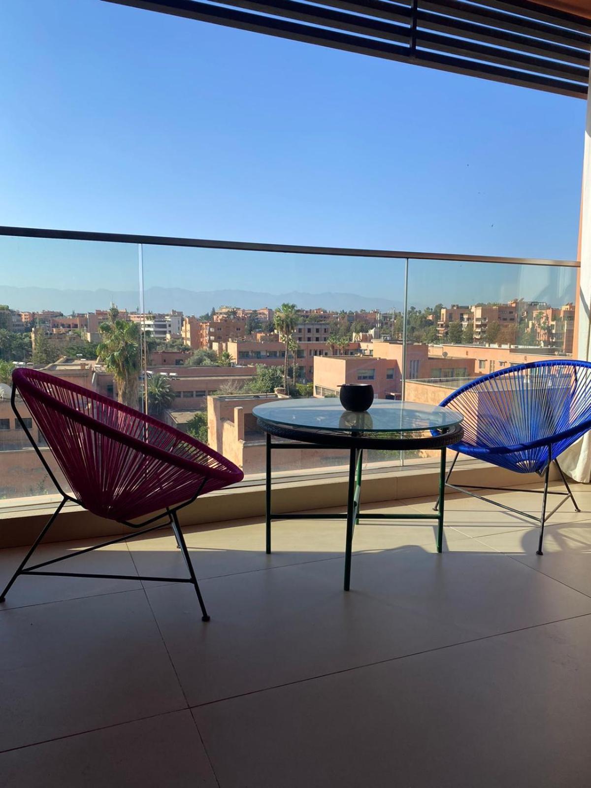 Luxueux Appart Hivernage Avec Vue Sur L"Atlas Marrakesh Esterno foto